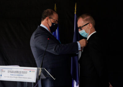 Remise de l’Ordre National du Mérite à Fabrice Greffet